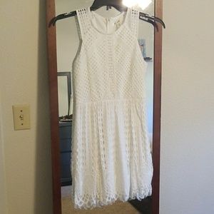 White lace dress